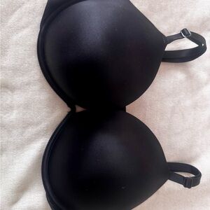 PINK-Victoria Secret Black Smooth T-Shirt Bra - Classic Everyday Support